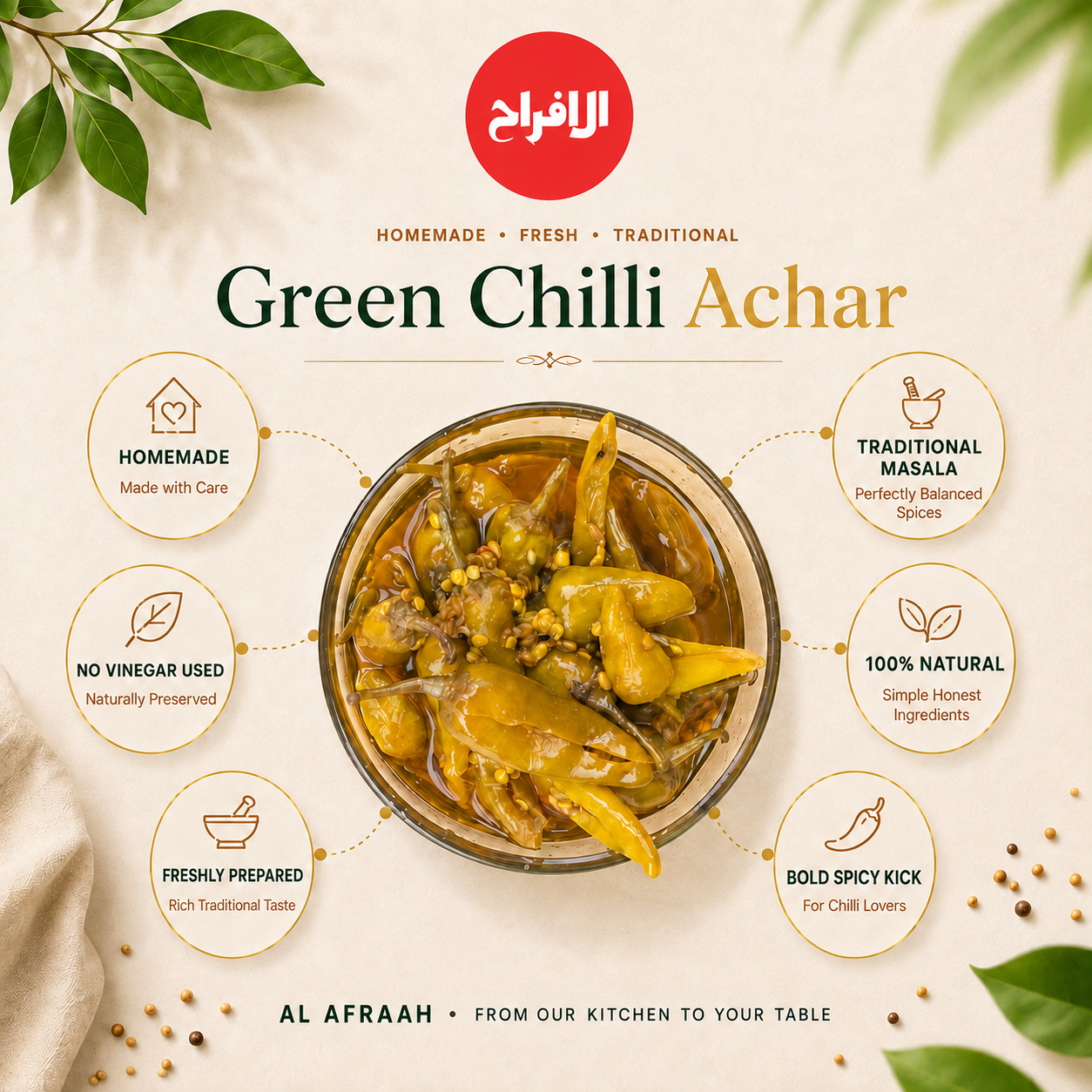 Hari Mirch ka Achar / Green Chilli Pickles - Image 4
